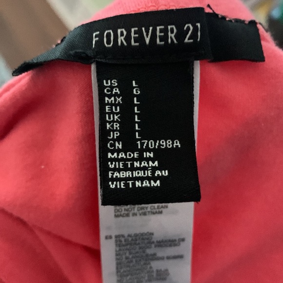 Coral pink tube top bandeau top bow tie back - Picture 3 of 4